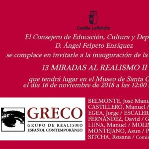 Exposición “13 Miradas al Realismo II”