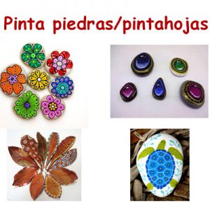 Taller Pinta piedras y pinta hojas