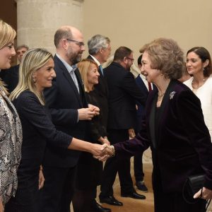 a alcaldesa de Toledo participa en la entrega del ‘Premio Patrimonio 2018’ a Su Majestad la Reina Doña Sofía en el Día Internacional