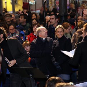 ilagros Tolón asiste a la inauguración del gran Belén de la plaza de Zocodover y al concierto de la Escuela Municipal de Música