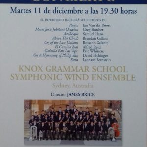 CONCIERTO BANDA KNOX GRAMMAR SCHOOL