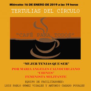 Tertulia “Café para todos”