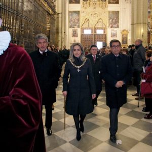 a alcaldesa participa en la eucaristía en rito hispano-mozárabe con motivo de la solemnidad de San Ildefonso