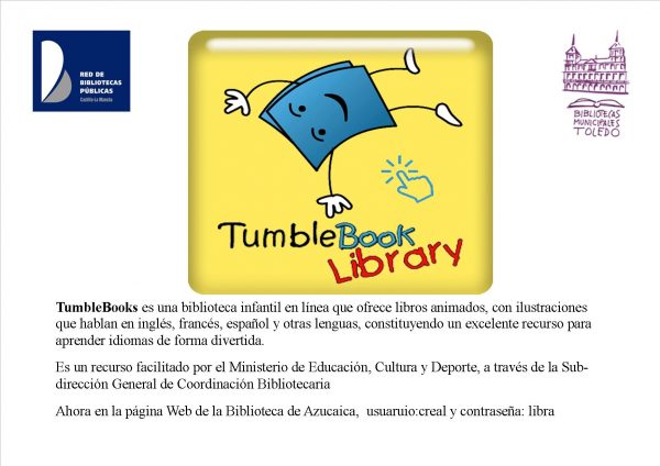 2 Tumblebook Library en la biblioteca de Azucaica