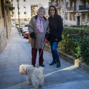 l Ayuntamiento hace accesible la confluencia de las calles Lillo y Quintanar con una rampa demandada por los vecinos del barrio