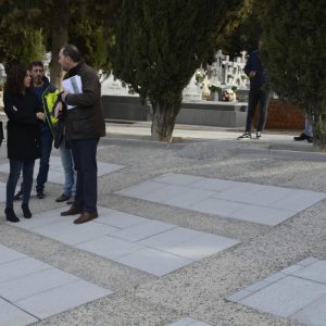inalizan las obras de mejora y dignificación del patio 31 del Cementerio Municipal con nuevos accesos y un sistema de drenaje