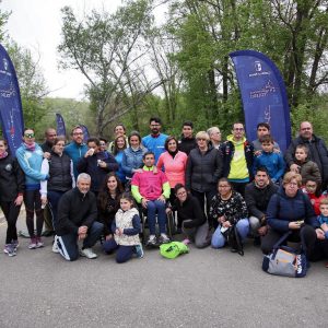 a alcaldesa muestra su apoyo al piragüismo inclusivo y a los participantes de la XIII Carrera Solidaria del IES ‘Juanelo Turriano’