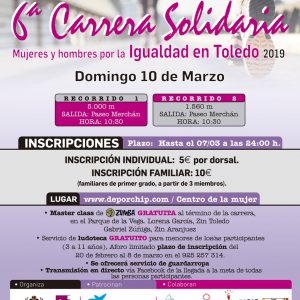 ª Carrera Solidaria “Mujeres y hombres por la igualdad en Toledo”