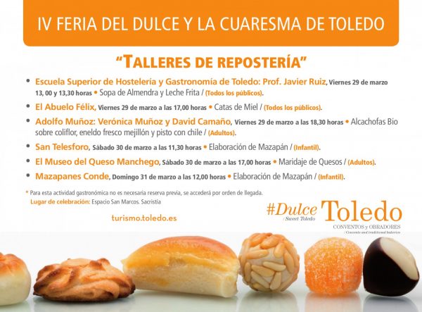 Cartel Talleres IV Feria Dulcejpg