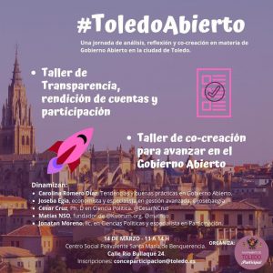 l Ayuntamiento organiza una jornada de reflexión y análisis sobre participación ciudadana bajo el nombre ‘Toledo abierto’
