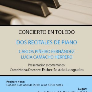 CONCIERTO DOS RECITALES DE PIANO