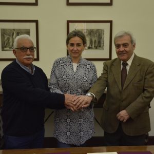 a alcaldesa suscribe el convenio que permitirá a la Unión de Radioaficionados Españoles la instalación de un nuevo repetidor