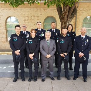 l jefe de la Policía Local y un subinspector, reconocidos en la entrega de medallas a los cuerpos municipales de seguridad