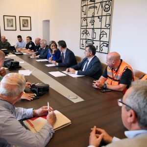 a alcaldesa preside la Junta de Seguridad Local del Corpus en la que se establecen los protocolos para el buen desarrollo de la fiesta