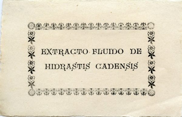 223_Extracto Fluido de Hidrastis Cadensis