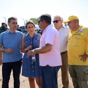 a alcaldesa agradece el comportamiento ciudadano ante el incendio declarado este viernes y destaca la coordinación de medios