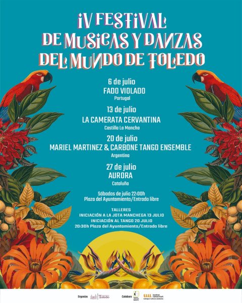 Cartel Músicas del Mundo Redes