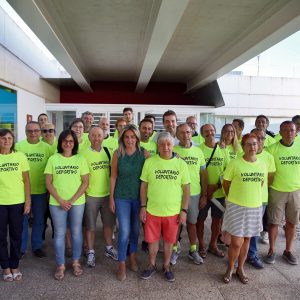a alcaldesa agradece a los voluntarios de la Vuelta Ciclista a España su colaboración y compromiso con el deporte en la ciudad 