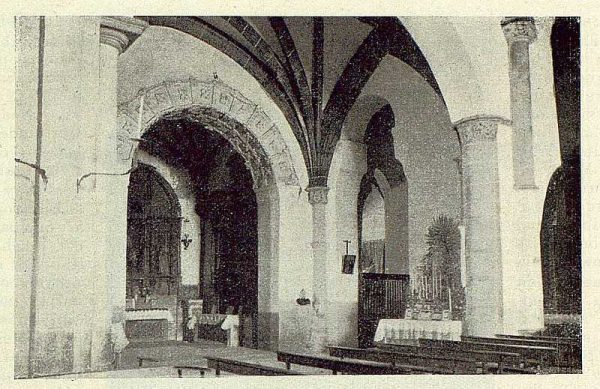 099_TRA-1929-265-Illescas, iglesia de Santa María, nave central-Foto Aguilar