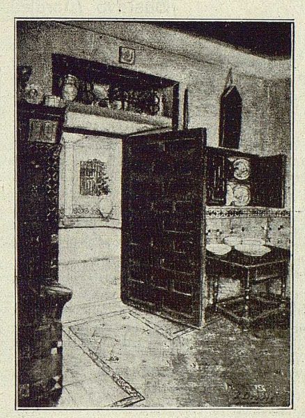 164_TRA-1918-102 - Acuarela de José Drudis Briada, Cocina de la Casa de El Greco