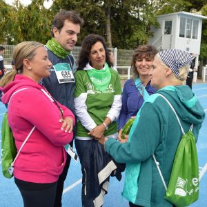 l Ayuntamiento se suma a la IV Marcha contra el Cáncer que reúne a unos 500 participantes durante los 5 kilómetros de trayecto
