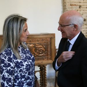 ilagros Tolón mantiene un encuentro institucional con el embajador de Canadá en España