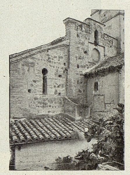 105_TRA-1918-098-Iglesia de San Sebastián, vista exterior del antiguo imafronte