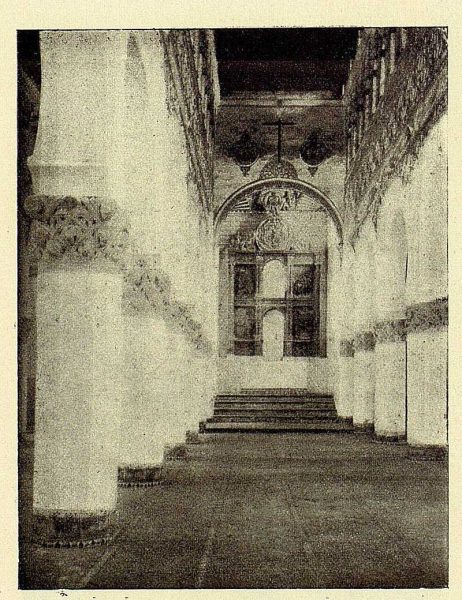 155_TRA-1928-262-Sinagoga de Santa María la Blanca, nave lateral-01-Foto Román