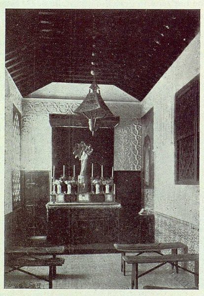 237_TRA-1922-188-El Sotillo, interior de la capilla-Foto Rodríguez