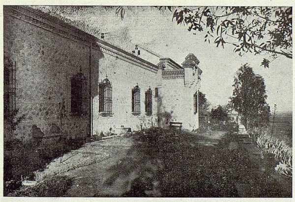 349_TRA-1924-203-Palacio de Higares de los Duques de la Vega, jardín lateral-Foto Rodríguez