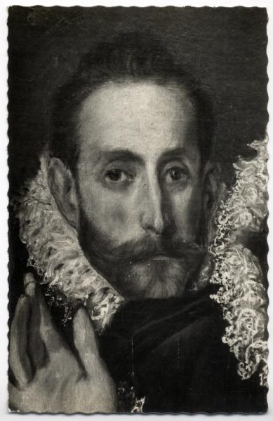 45 - 157 - Toledo - Entierro del Conde de Orgaz. Autorretrato del Greco (El Greco)