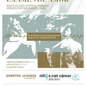 Concierto: “Exámen de amor”, a beneficio de AFANION