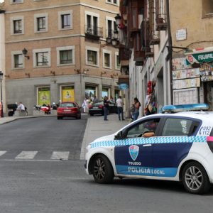 ste viernes el tráfico quedará cortado en el acceso de Bisagra a Zocodover con motivo del encendido de la iluminación artística