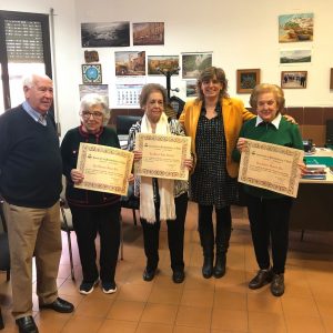 l Ayuntamiento y ASVAT homenajean a tres socios que formaron parte de su Junta Directiva durante años