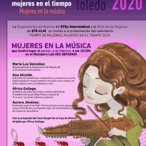 Presentación del calendario coeducativo 2020: Tiempo de mujeres, mujeres en el tiempo