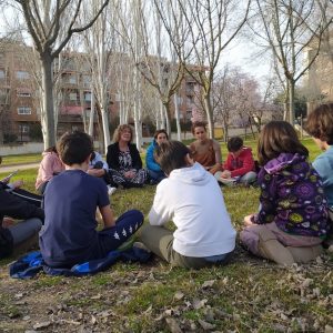 l Consejo de Participación de la Infancia y Adolescencia se reúne en el Parque de las Tres Culturas con la concejala de Parques y Jardines