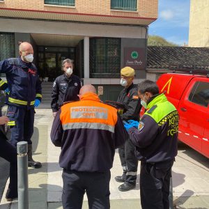 a alcaldesa pone en valor la coordinación de la Unidad Militar de Emergencias con Policía Local, Bomberos y Protección Civil