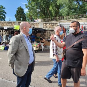 l mercadillo del Martes contribuye a la recuperación económica y reúne en Duque de Lerma a vendedores y toledanos sin incidencias