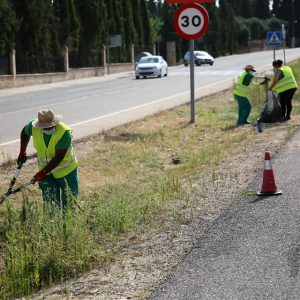 l Ayuntamiento avanza con las labores de limpieza y desbroce de espacios públicos en todos los barrios de Toledo