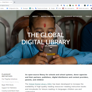 iblioteca digital Global, GLOBAL DIGITAL LIBRARY, una biblioteca de código abierto