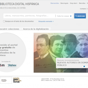 as colecciones digitales de la Biblioteca Nacional de España en formato ePub