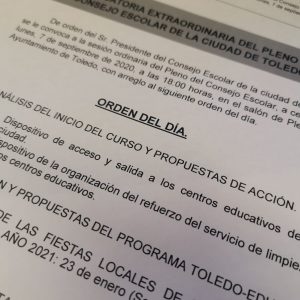 a alcaldesa preside este lunes el Consejo Escolar de la Ciudad de Toledo para abordar el inicio del curso con la comunidad educativa