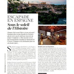 oledo, protagonista de la revista francesa Fígaro Magazine en su número ‘Escapadas de Otoño’