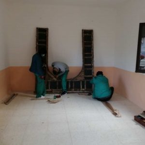 l Ayuntamiento mejora la capilla del cementerio municipal de Azucaica y los accesos a través del Plan de Empleo