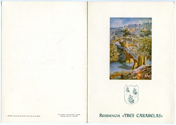 029-1 - Año 1967 _ Felicitación de la Residencia Tres Carabelas, Toledo