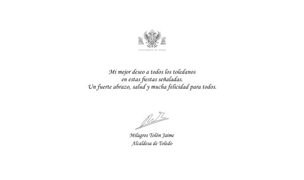 119-2 - Año 2018 _ Felicitación de la Alcaldesa de Toledo