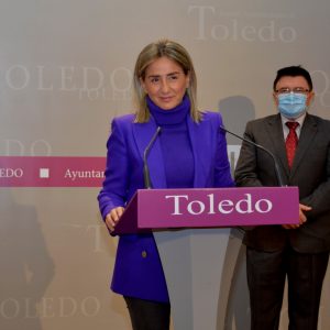 a alcaldesa anuncia la Medalla de Oro de la Ciudad a los toledanos por su comportamiento ejemplar durante la pandemia