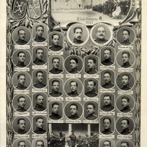 a alcaldesa rinde homenaje a la Academia de Infantería en el Día de la Inmaculada y presenta una muestra virtual del Archivo municipal