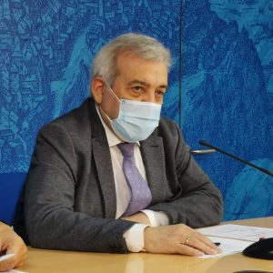 a inspección técnica del edificio afectado por un incendio en la Avenida Francia determina daños en un pilar y varias viguetas