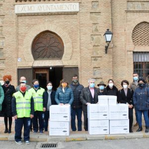 l Consistorio toledano entrega 14.000 mascarillas a diferentes entidades sociales de la ciudad para hacer frente al virus